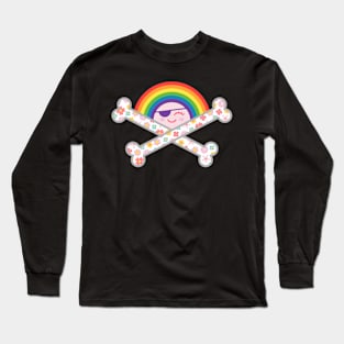 Rainbow Pirate Long Sleeve T-Shirt